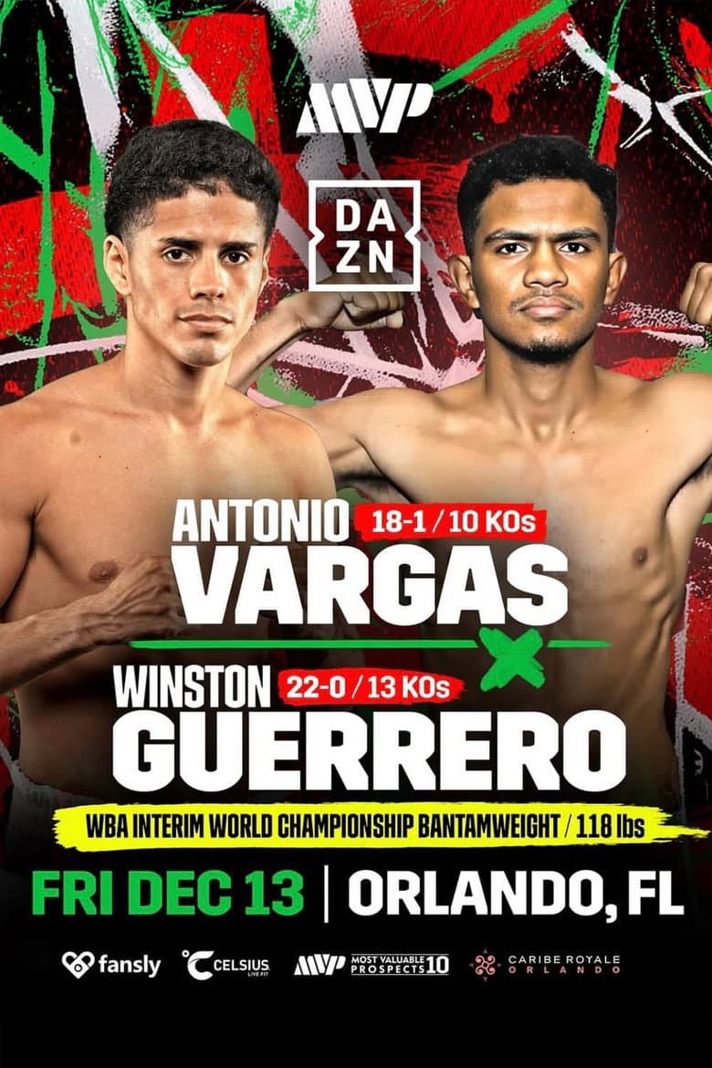 Antonio Vargas vs. Winston Guerrero — Rated on Seriez, track your watch history at seriez.app