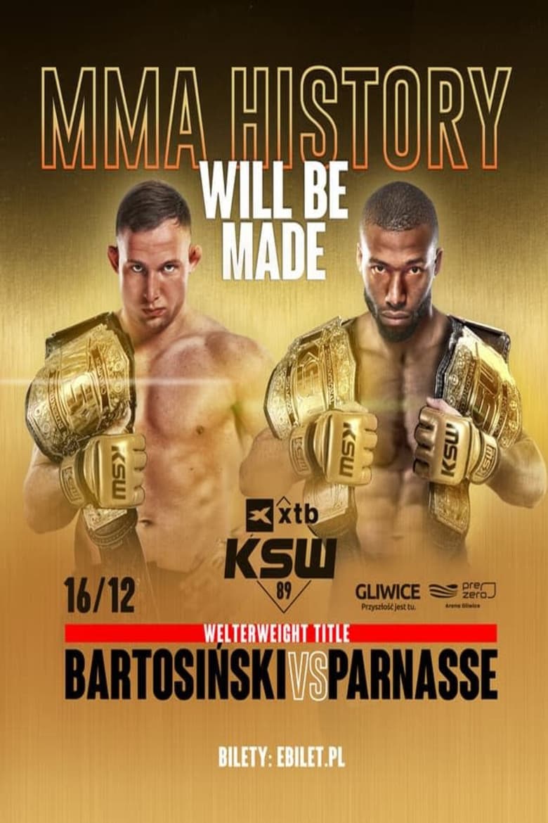 KSW 89: Bartosinski vs. Parnasse — Rated on Seriez, track your watch history at seriez.app