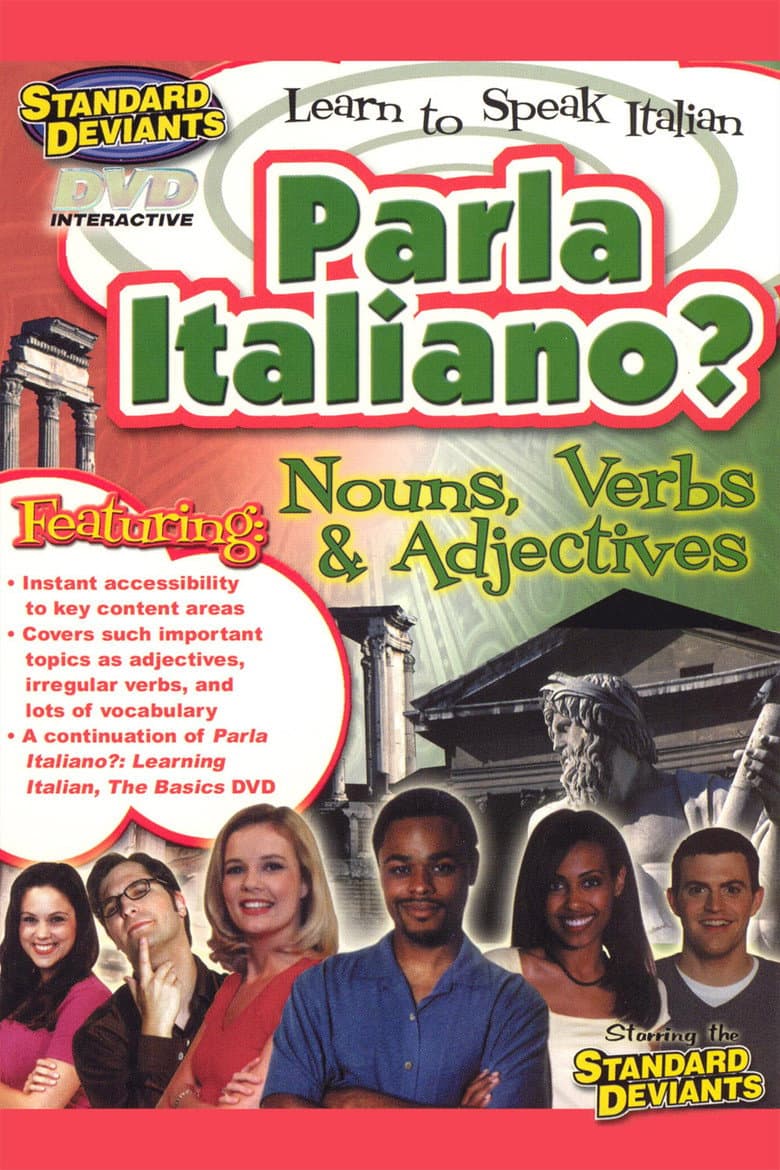 Standard Deviants - The Lively World of Italian: Nouns, Verbs & Adjectives — Rated on Seriez, track your watch history at seriez.app