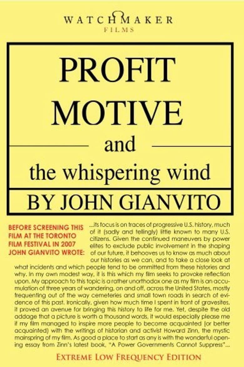 Profit Motive and the Whispering Wind — Rated on Seriez, track your watch history at seriez.app